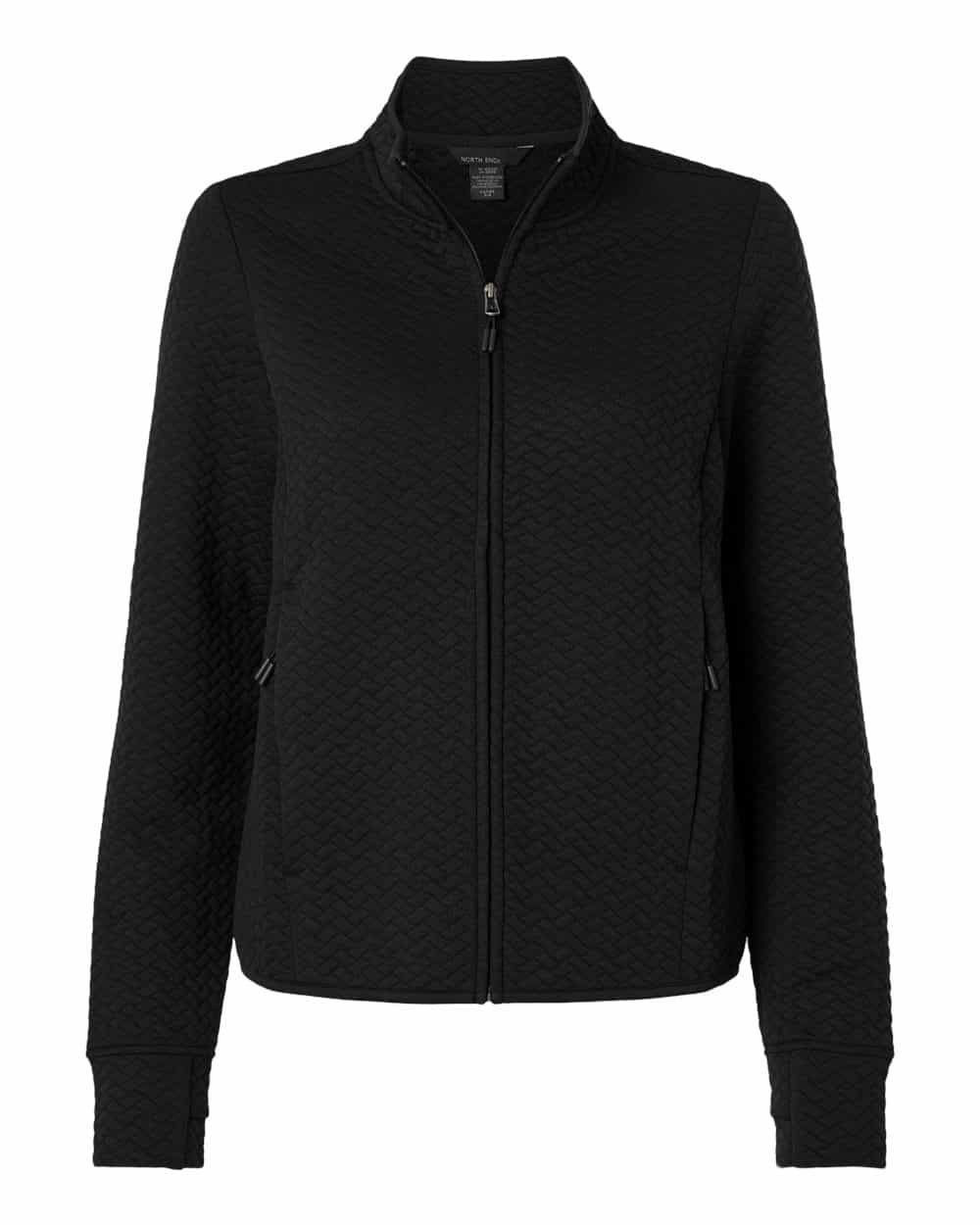 North End Women's Aspen Herringbone Fleece Full-Zip