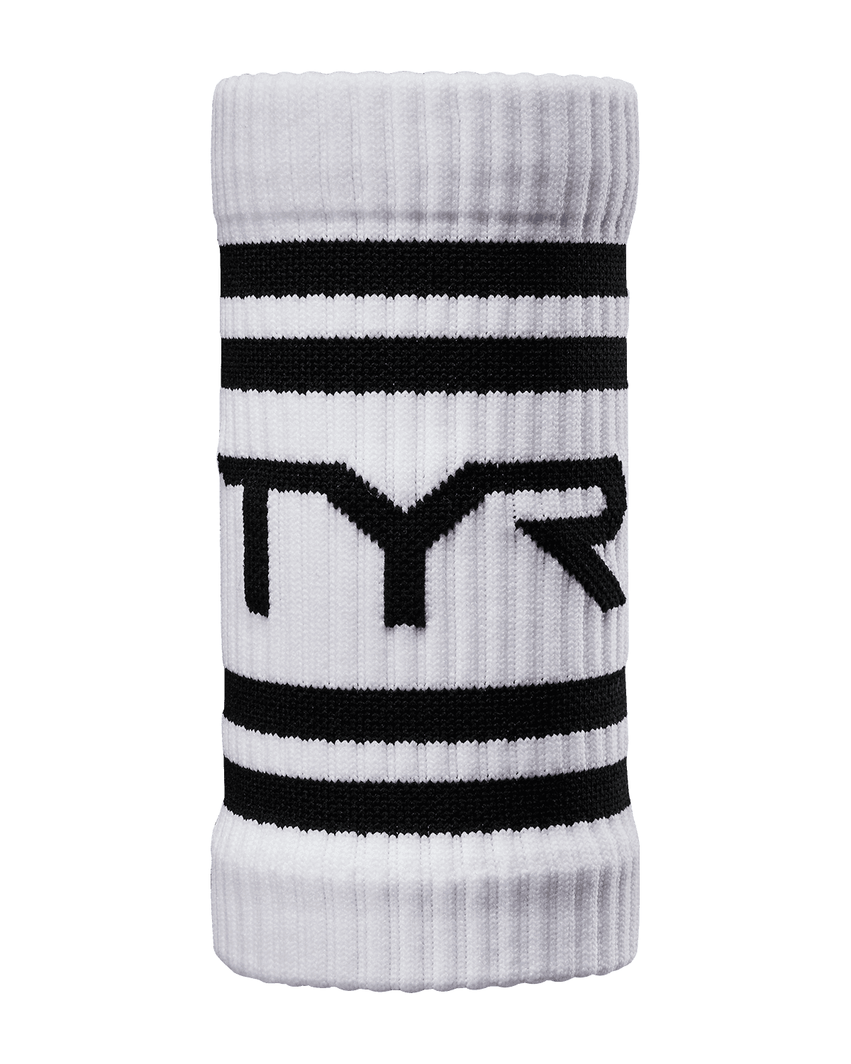 Wristbands - Solid - 108 White/Black / One Size