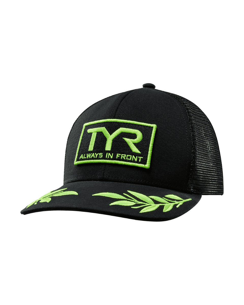 Est. '85 Trucker Hat - Attak Yellow A.I.F. - 009 Black/Lime / One Size