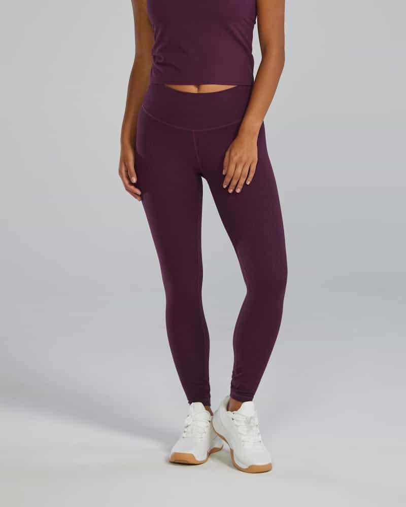 Women's Joule Elite Ribbed High-Rise Leggings 25"