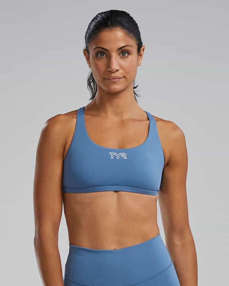 Joule Elite™ Women's Multi-Strap Sports Bra - Solid / Denim