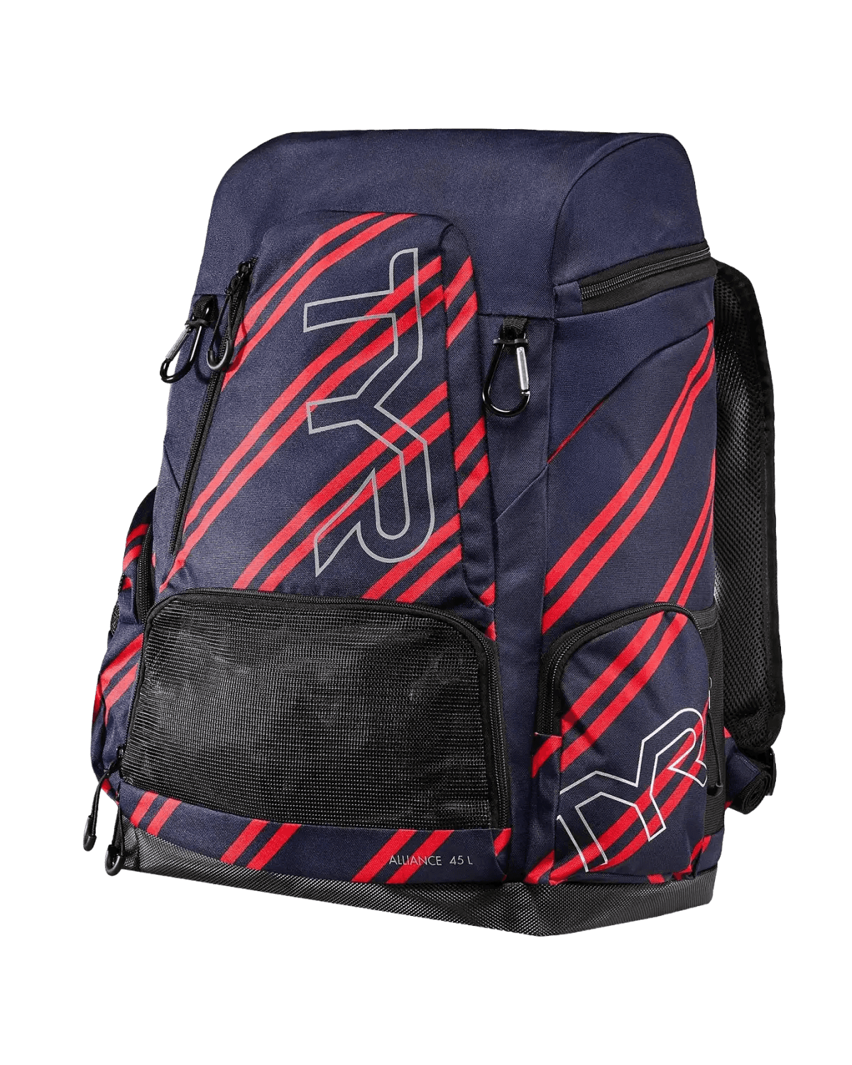 Tyr X Katie Ledecky Alliance 45L Backpack - 404 Navy/ Red / One Size