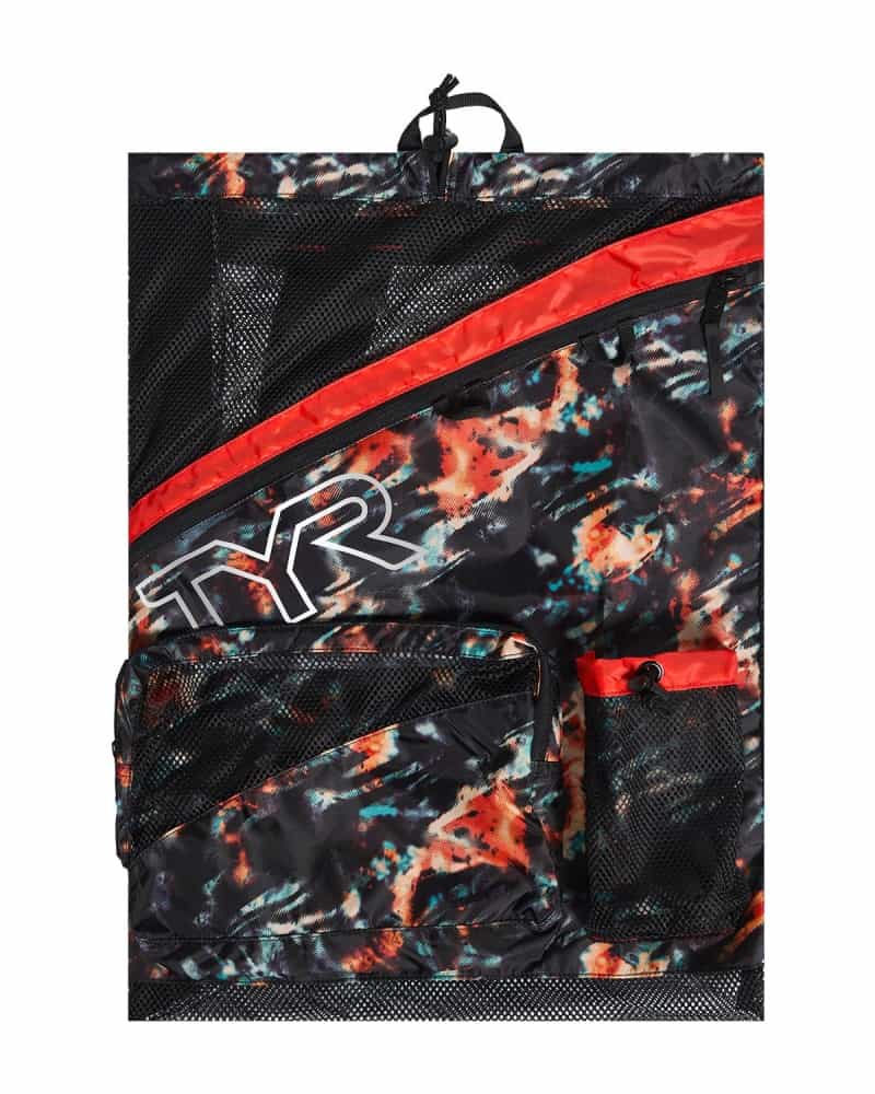 Elite Team 40L Mesh Backpack - Orange/Aqua/Black - 957 Orange/Aqua/Black / One Size