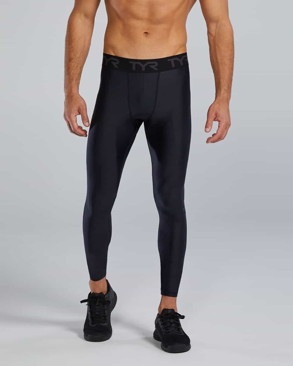 Men's Full Length Compression Leggings - Solid