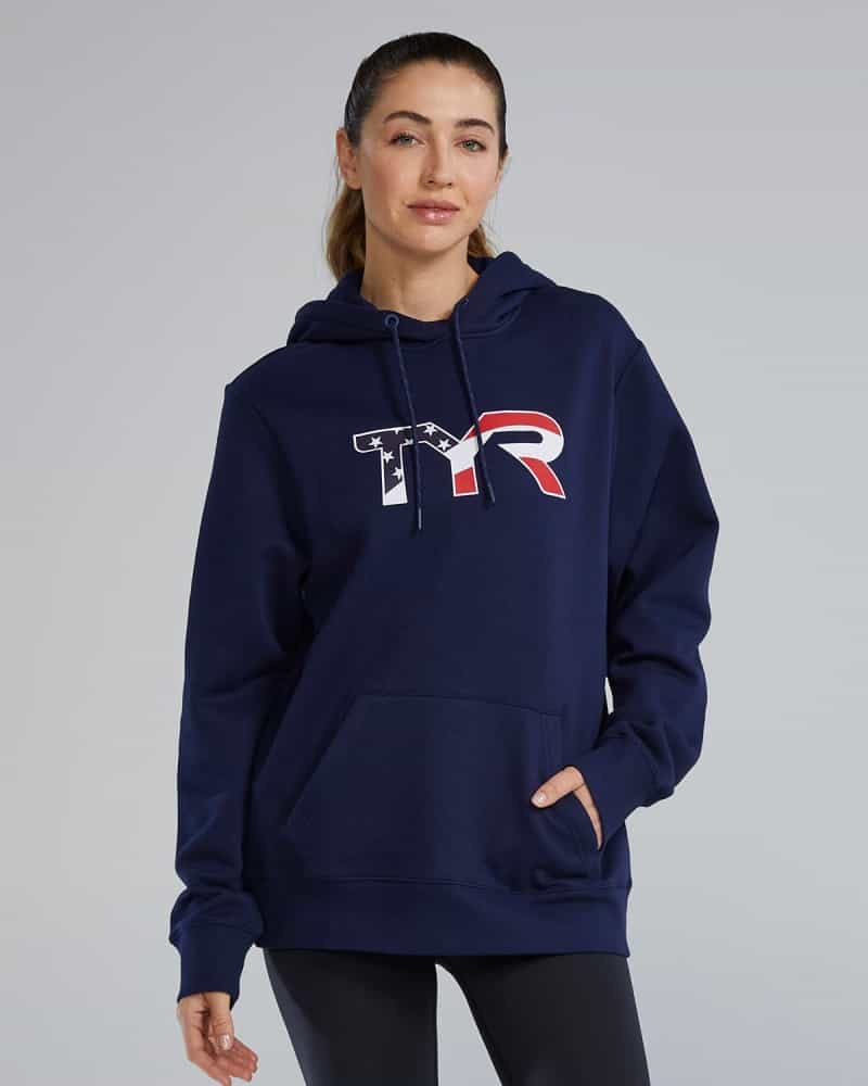 TYR Ultrasoft Big Logo Hoodie - USA
