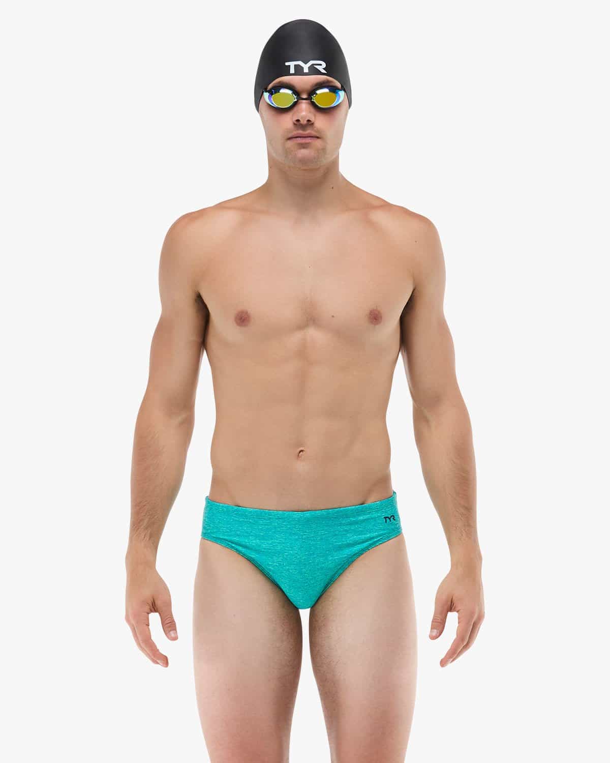 TYR Durafast Elite Men's Brief Swimsuit - Lapped