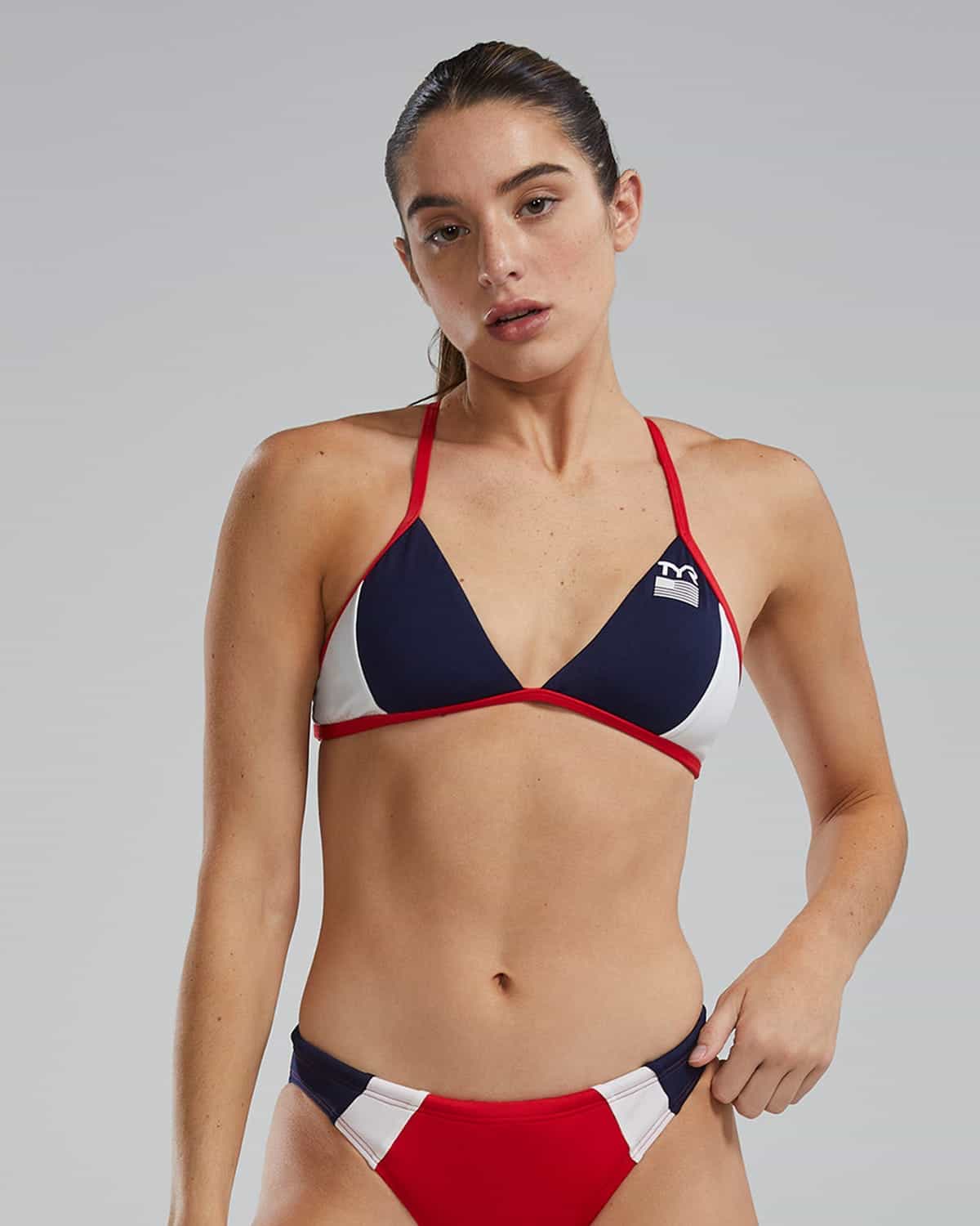 TYR Durafast Elite Women's Triangle Tieback Top