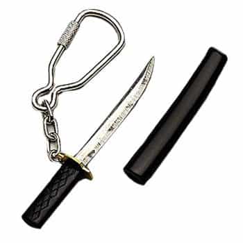 Samurai Sword With Scabbard Keychain