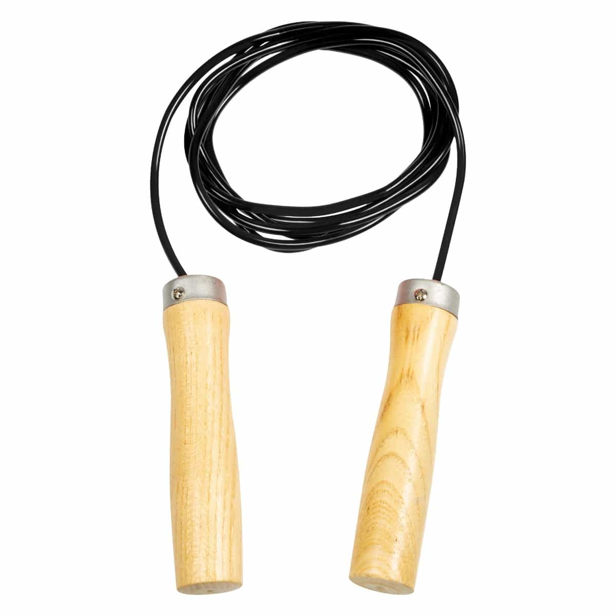 9 Ft Rubber Jump Rope with Wooden Handles