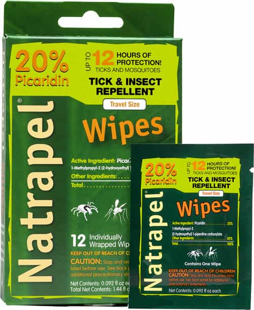 Arb Natrapel Picaridin Wipes 12 Wipes Per Box