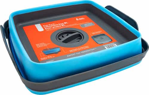 Arb Sol Flat Pack Sink 8 Liter W\/Carry Handles Twist Drain