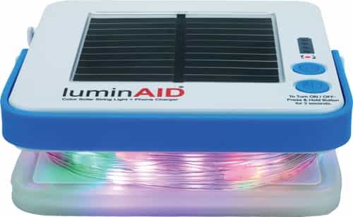 Arb Luminaid Solar String Color Light With Phone Charger
