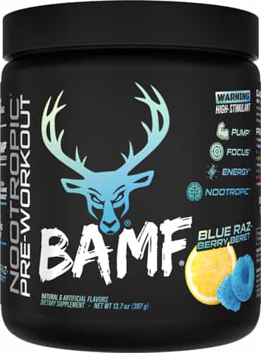 Bucked Up Bamf Blue Raz-Berry Beret Pre-Workout