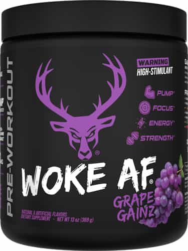 Bucked Up Pre-Workout Woke Af Grape Gainz 30 Servings