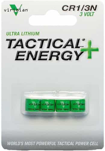 Viridian Lithium Battery 1\/3N 4-Pack Fits Reactor