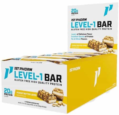 1St Phorm Level 1 Bar Peanut Butter Lover 15 Bars