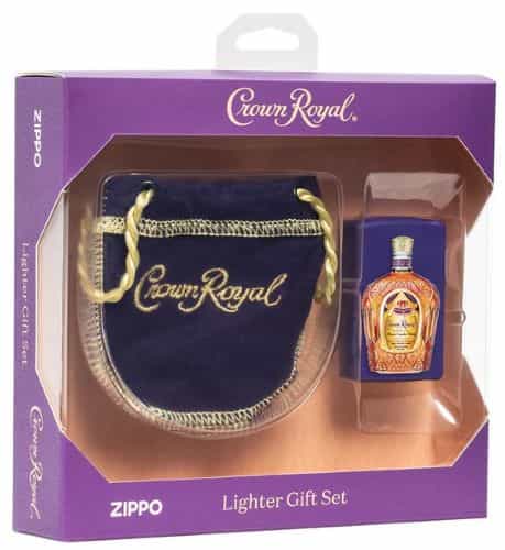 Zippo Windproof Lighter Crown Royal & Small Pouch Gift Set