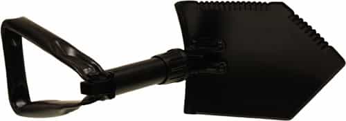 Red Rock Military Tri-Fold Shovel with Case, Black
