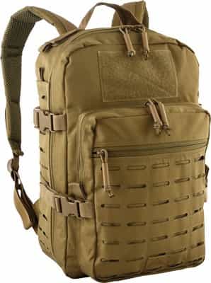 Red Rock Transporter Day Pack W\/Laser-Cut Molle Webb Coyote