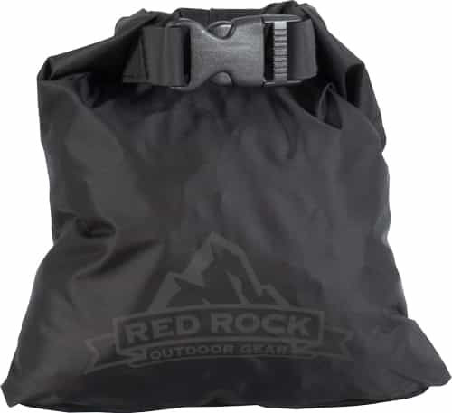 Red Rock Roll Top Dry Bag 1 Liter Waterproof Black