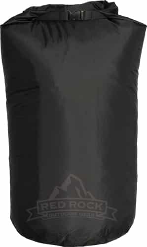 Red Rock Roll Top Dry Bag 13 Liter Waterproof Black