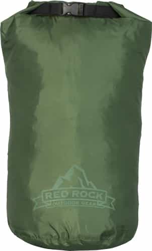 Red Rock Roll Top Dry Bag 13 Liter Waterproof Black