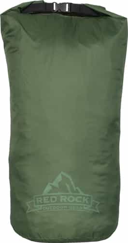 Red Rock Roll Top Dry Bag 25 Liter Waterproof Od Green