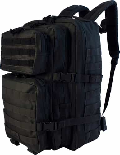 Red Rock Large Assault Pack Black W\/ Webbing
