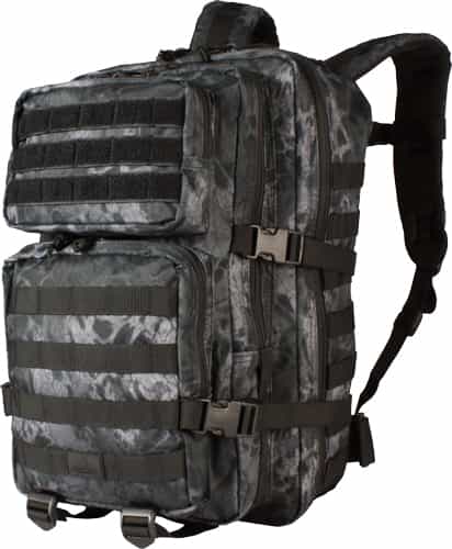 Red Rock Large Assault Pack Prym1 Blackout Camo W\/ Webbing