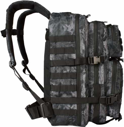Red Rock Large Assault Pack Prym1 Blackout Camo W\/ Webbing