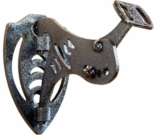 Skull Hooker Bone Bracket Black