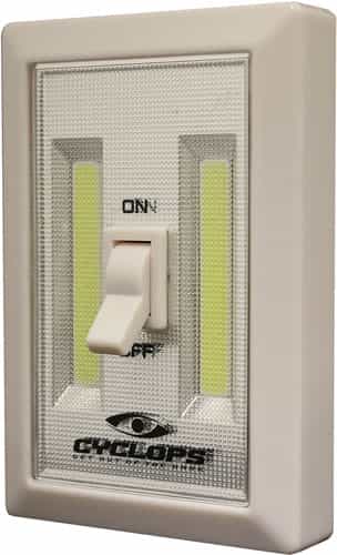 Cyclops Light Wall Switch Cob Led 200 Lumen 2\/Pack Ivory