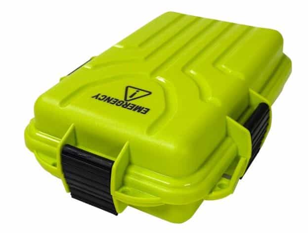 Mtm Emergency Box 1 9.8X6.8X3.0 Yellow Green