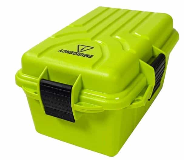 Mtm Emergency Box 2 9.8X6.8X4.8 Yellow Green