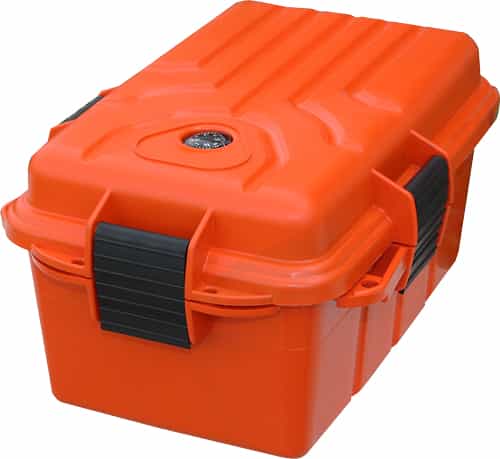 Mtm Survivor Dry Box Large 10\"X7\"X5\" Orange