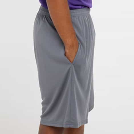 9" Moisture Management Short With Side Pockets