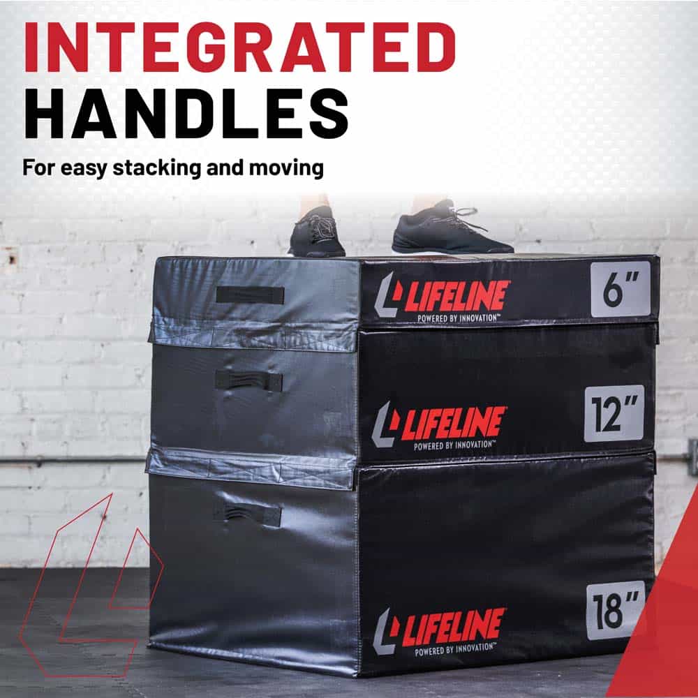Lifeline Fitness Foam Plyo Boxes - Multiple Sizes And Sets Available