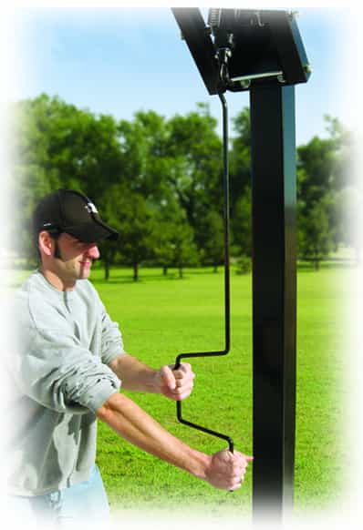 Vector™ In Ground Adjustable Basketball Goal