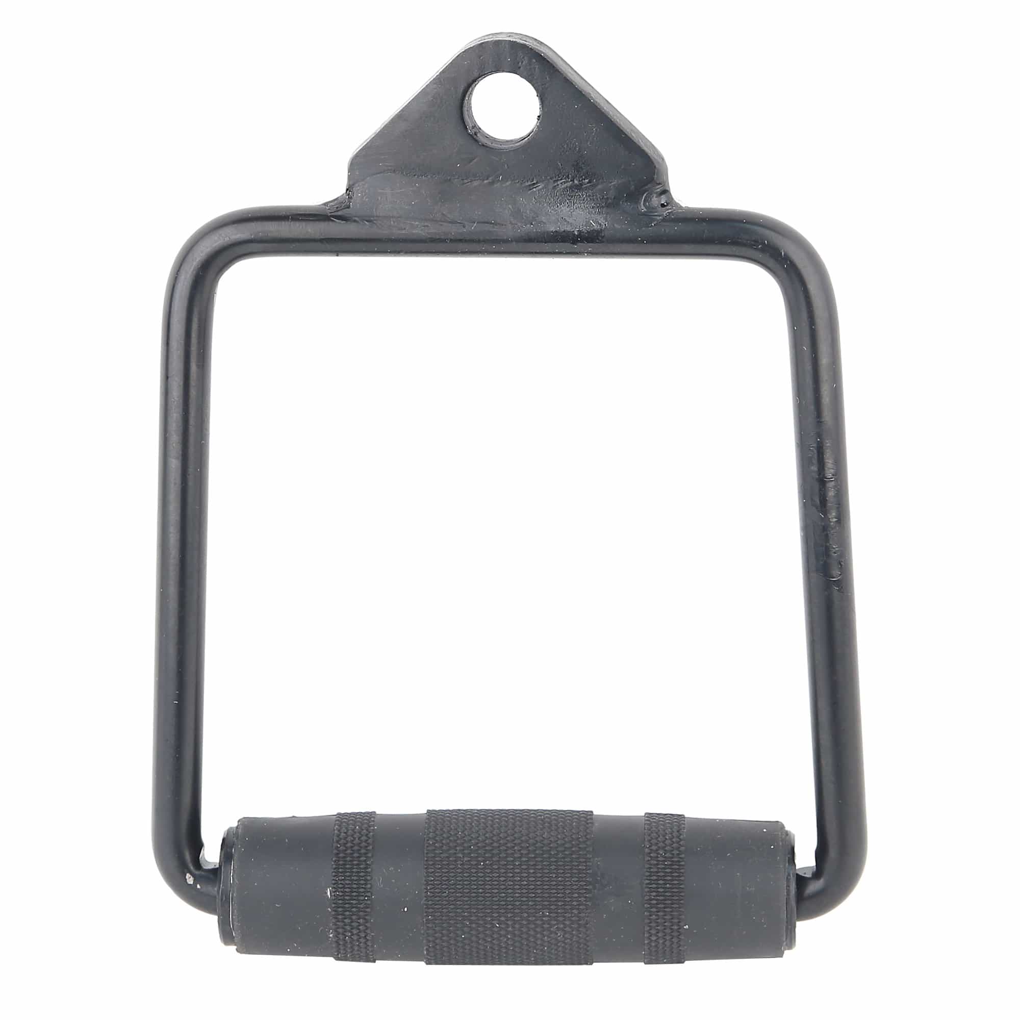 D-Handle Cable Grip With Revolving Rubber Grip, All Black Single Grip