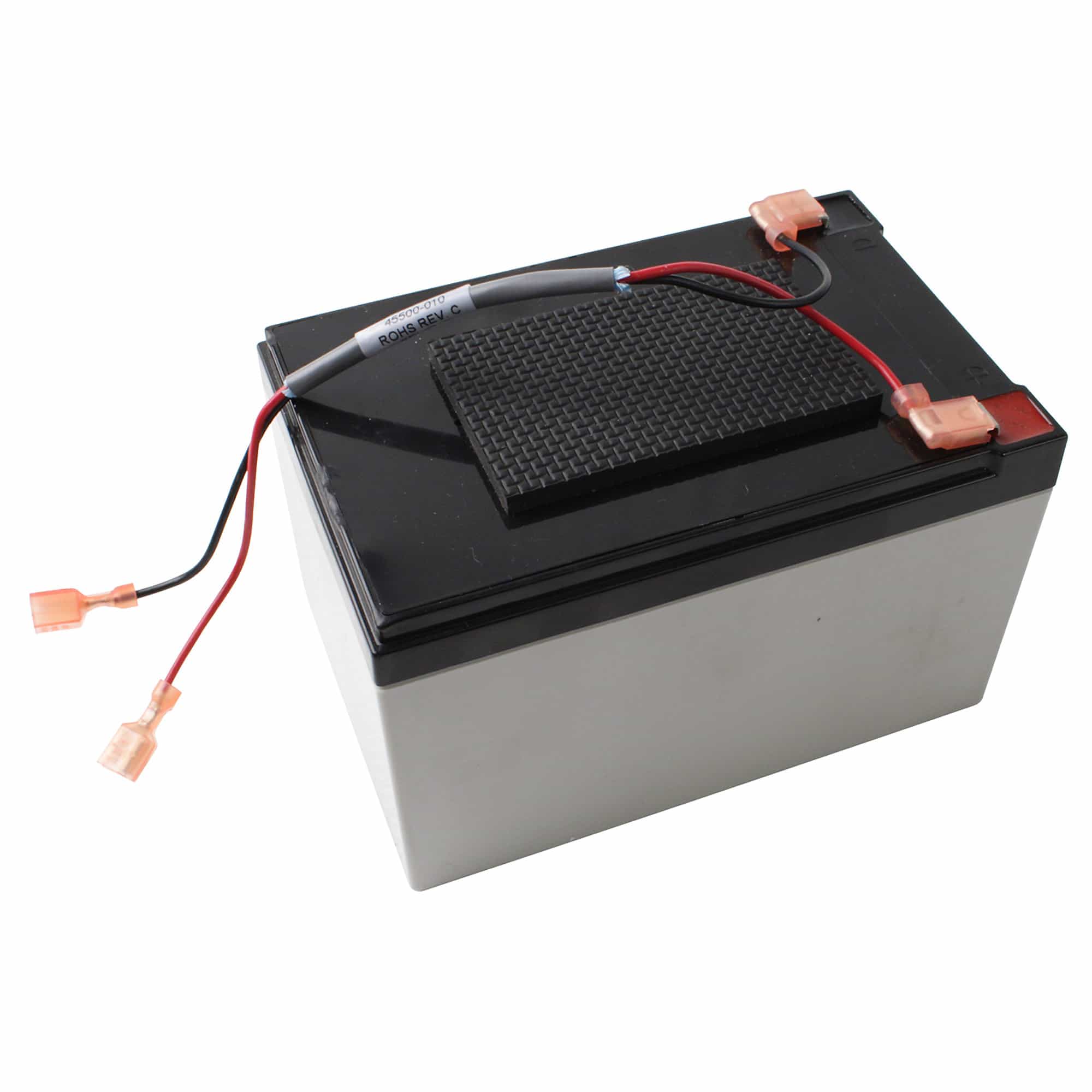 Battery With Cable Assembly, 12V, 12Ah, Precor, 6" X 4" X 4"