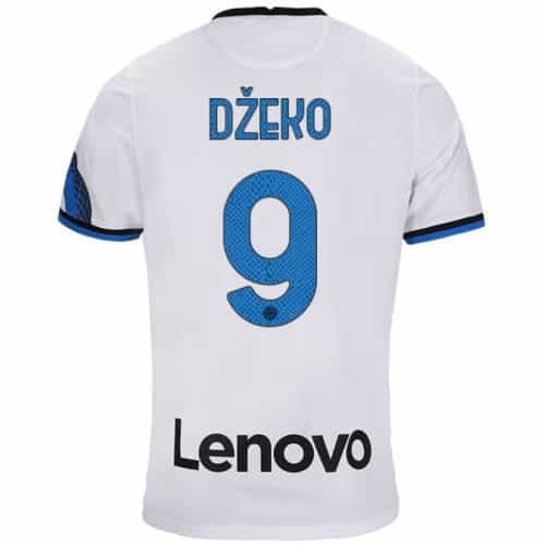2021-2022 Inter Milan Dzeko #9 Away Soccer Jersey