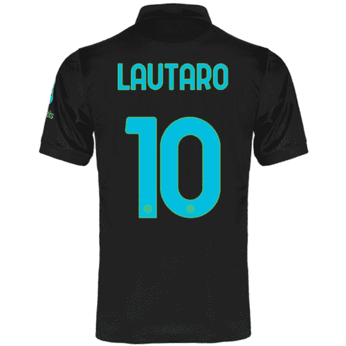 2021-2022 Inter Milan Lautaro #10 Third Soccer Jersey