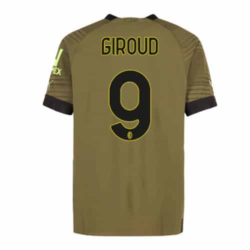 2022-2023 Ac Milan Giroud #9 Third Soccer Jersey