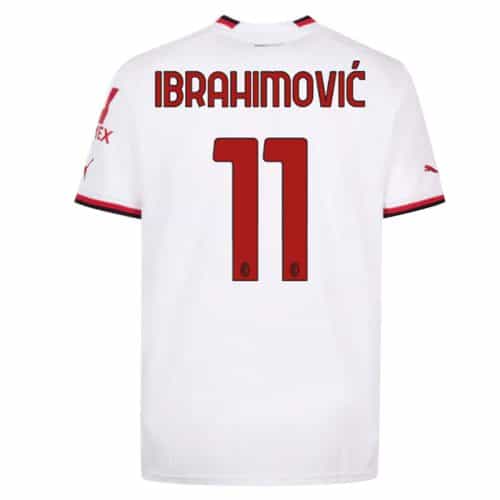 2022-2023 Ac Milan Ibrahimovic #11 Away Soccer Jersey