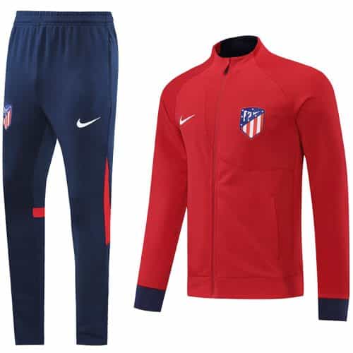 2022-2023 Atletico Madrid Jacket + Pants Training Suit Red