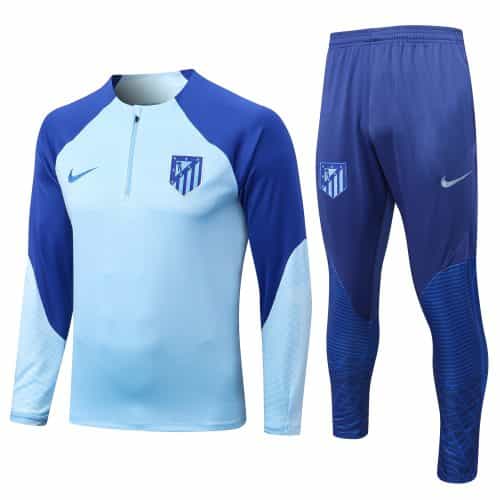 2022-2023 Atletico Madrid Training Suit Light Blue