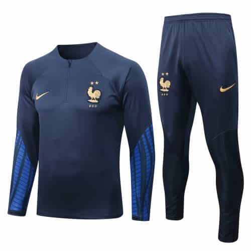 2022-2023 France Training Suit Dark Blue