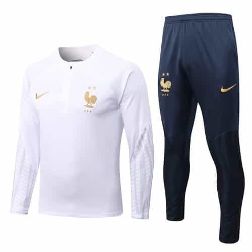 2022-2023 France Training Suit White