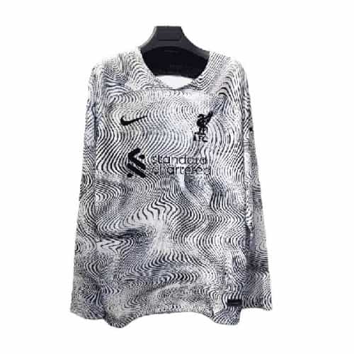 2022-2023 Liverpool Away Long Sleeve Soccer Jersey
