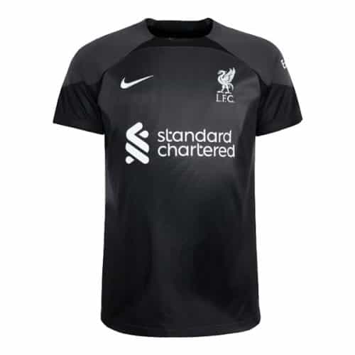 2022-2023 Liverpool Goalkeeper Black Soccer Jersey
